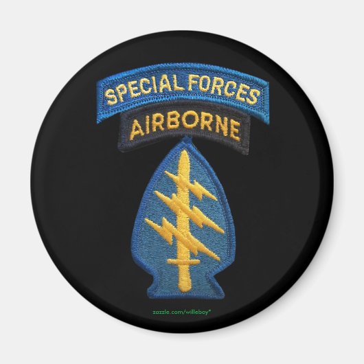 1re 7e forces spéciales flash vet iraq aimant vfw (Devant)