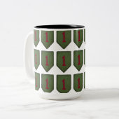 1re division d'infanterie tasses de tasses de tass (Devant gauche)