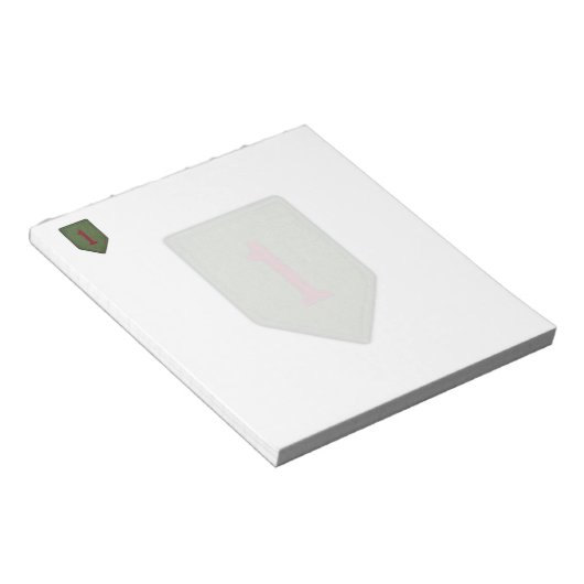 1re division d'infanterie timbre Bloc-notes (Incliné)