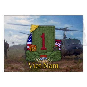 1re division d'infanterie Vietnam vétérans Carte