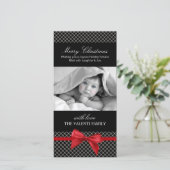 1re Noël Invitations Photocartes (Debout devant)