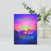 1respirer guérir carte postale coucher de soleil r (Debout devant)