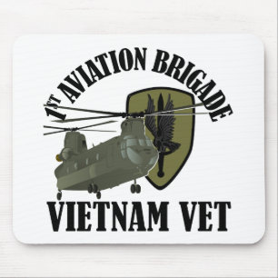 1st AVN BDE (Onderworpen) Vietnam CH-47 Muismat
