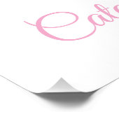 1st Birthday Poster Sign Highland Cow (Coin)