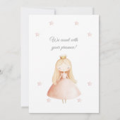 1st Birthday Princess Girl Invitation (Dos)
