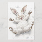 1st Birthday Winter Wonderland Blush Birthday Kaart (Achterkant)