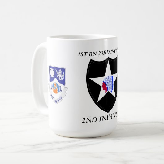 1ST BN 23RD INFANTRY 2ND INFANTRY DIV. MOK (Voorkant links)
