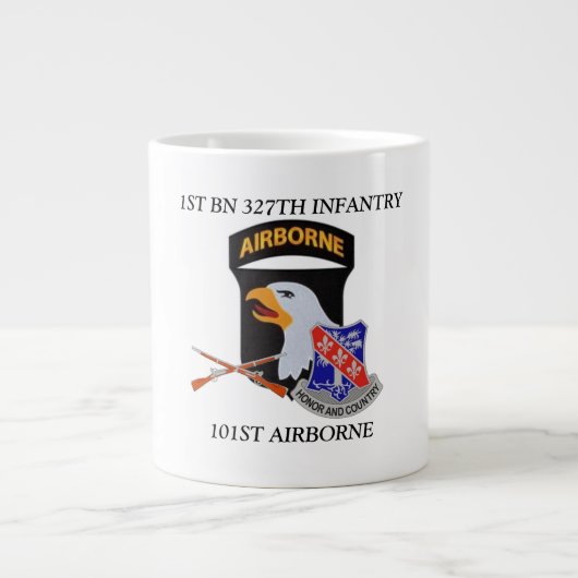 1ST BN 327TH INFANTRY 101ST AIRBORNE JUMBO MUG (Devant)