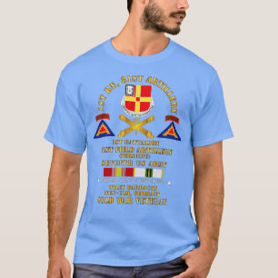 1st Bn 81st Artillery Pershing NewUlm Duitsland w T-shirt