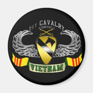 1st Cavalry-Airmobile, Vietnam Magneet