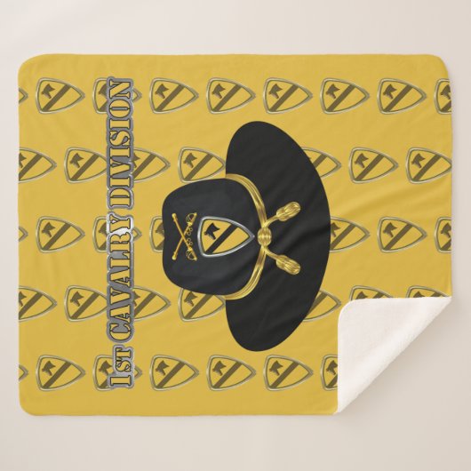 1st Cavalry Division 1st CAV Sherpa Deken (Voorkant (horizontaal))