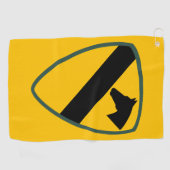 1st Cavalry Division Patch United States Golfhanddoek (Horizontaal)