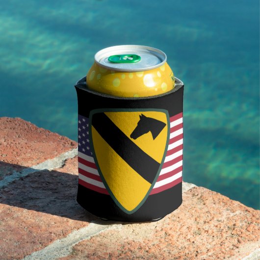 1st Cavalry Division Patch Verenigde Staten Blikjeskoeler (Insitu Zwembad)