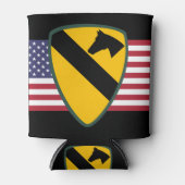 1st Cavalry Division Patch Verenigde Staten Blikjeskoeler (Voorkant)