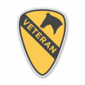 1st Cavalry Division - Veteran (Verenigde Staten) Sticker (Voorkant)