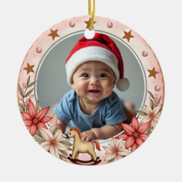 1st Christmas 2 sided, Toy Box Treasures Keramisch Ornament