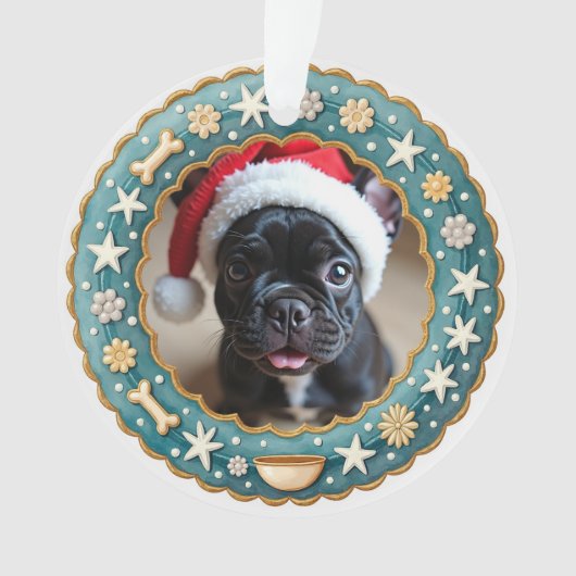 1st Christmas 2-sides Paw-liday Magic Ornament (voorkant)