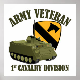 1st Dierenarts Cav - M113 APC Poster
