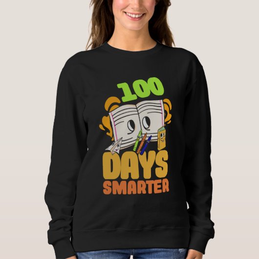1st Grade Child 100 days smarter pupil Trui (Voorkant)