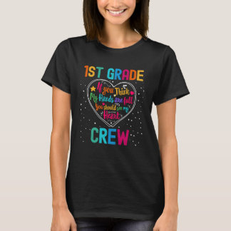 1st Grade Crew Waarderingsweek Terug naar school H T-shirt