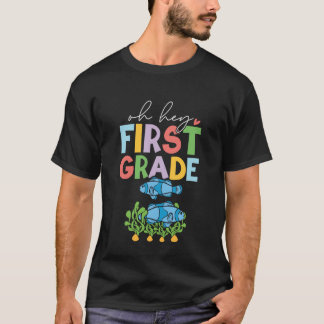 1st Grade Outfit Boys Kids Fish - First Day of Fir T-shirt