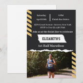 1st Half Marathon Runner First Running 13 1  Kaart (Voorkant / Achterkant)