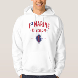 1st Marine Division - Amerikaanse militaire Hoodie