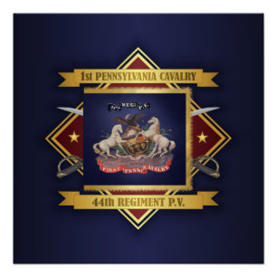 1st Pennsylvania Cavalry Perfect Poster