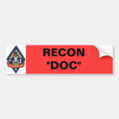 1st_recon-bn_insig, RECON "DOC" Bumpersticker (Voorkant)