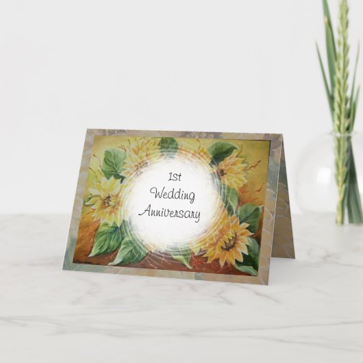 1st verjaardagskaart kaart (Voorkant)