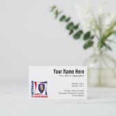 1ste AVN BDE Veteraan Visitekaartje (Staand voorkant)