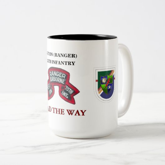 1STE BATTALION (RANGER) 75E INFANTRY MOK (Voorkant rechts)