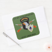1STE BN 26th INFANTRY 101ST LUCHTBORNE STICKERS (Envelop)