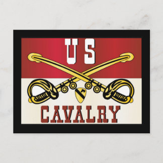 1ste CAVALRY-DIVISION Banner Briefkaart