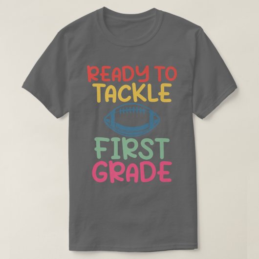 1ste graad klaar om de eerste schoolinschrijving a t-shirt (Design voorkant)