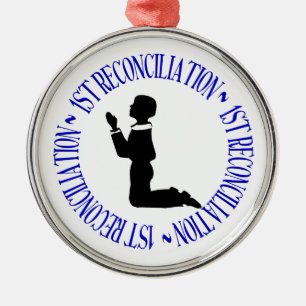 1ste heroverweging - eerste bekentenis metalen ornament