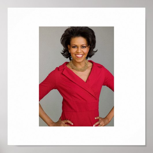 1STE LADY MICHELLE OBAMA POSTER (Voorkant)