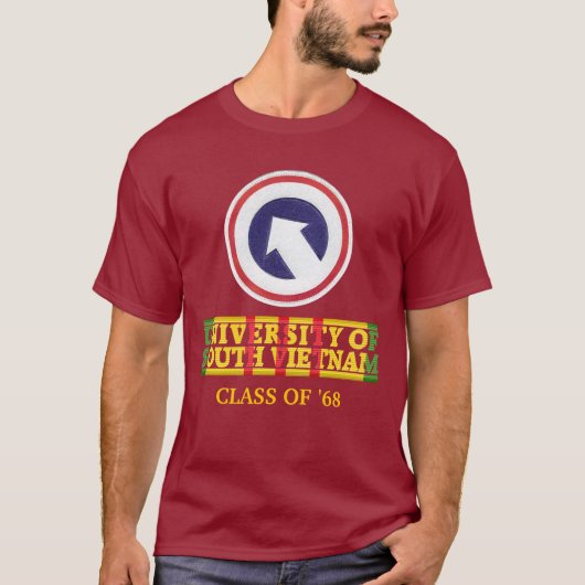 1ste log. Cmd - Universiteit van Zuid-Vietnam Shir T-shirt (Voorkant)