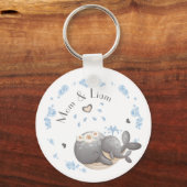 1ste Moederdag, naam, eerste moederdag Sleutelhanger (Voorkant)