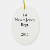 1ste NJ Regt Ornament 2011 (Achterkant)