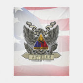 1ste pantserdivisie veteraan fleece deken (Voorkant)