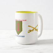 1STE SQUADRON 4E CAVALRY 1ST INFANTRY MOK (Voorkant rechts)