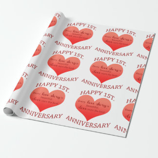 1ste. Verjaardag Cadeaupapier