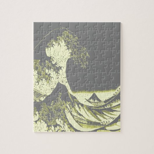 1thegreatwaveredblackbig-003 legpuzzel (Verticaal)