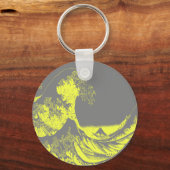 1thegreatwaveredblackbig-003 sleutelhanger (Voorkant)