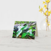 1TRILLIUMS-WENSKAART KAART (Gele Bloem)