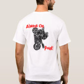 1wheelfelons toujours sur le T-shirt de wheelie de (Dos)