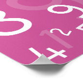 1x1 roze poster (Hoek)