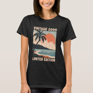 2000 25 jaar oud - Retro 25e verjaardag T-shirt