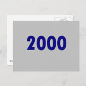 2000 BRIEFKAART (Voorkant / Achterkant)